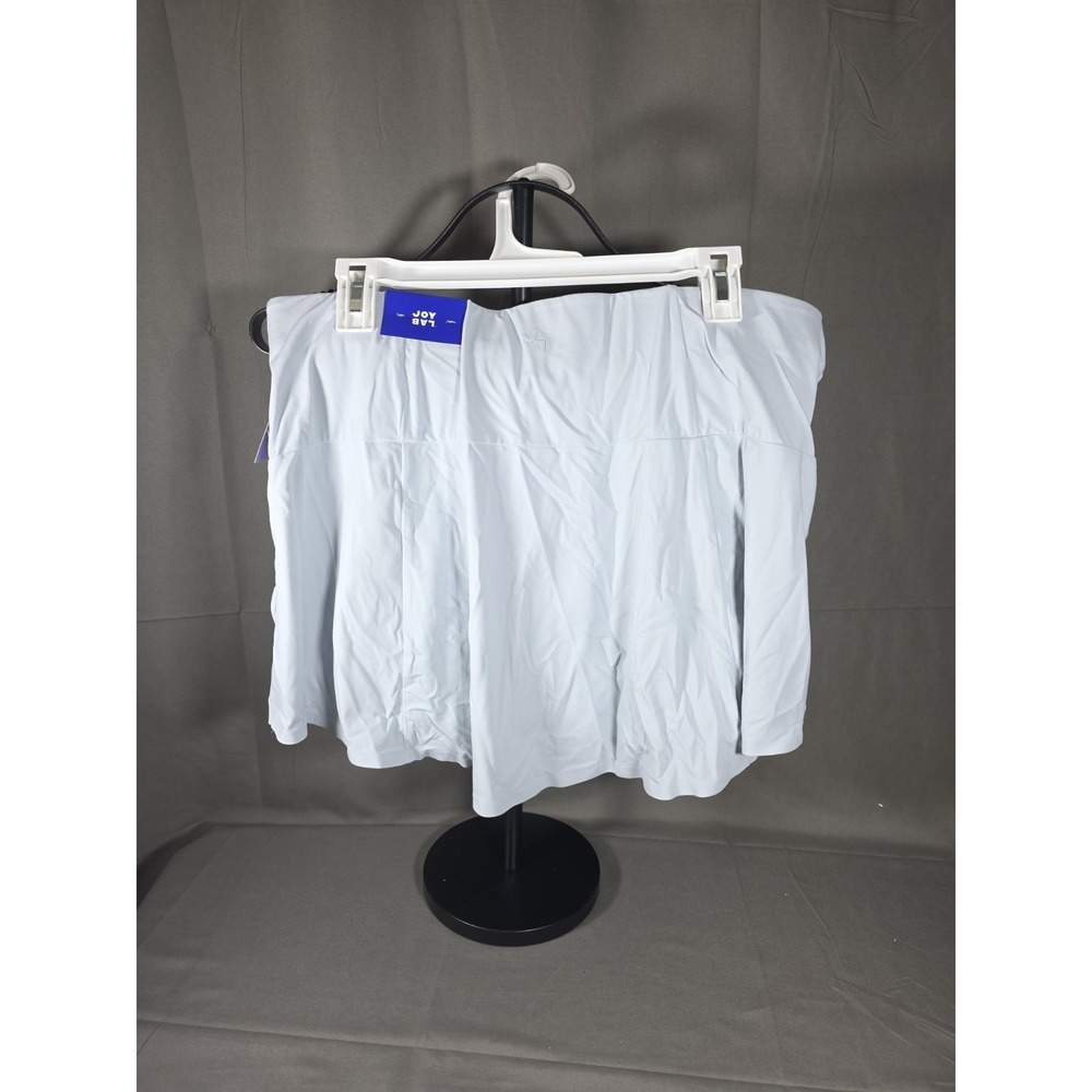 Joy Lab High Rise Skort Womens Size L Large, Quill Gray, Pockets